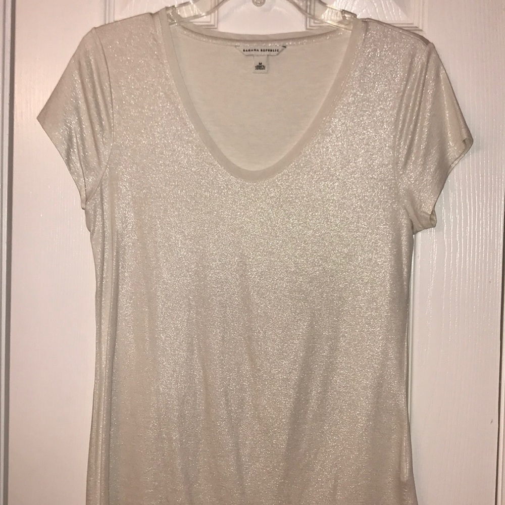 Banana Republic shimmer beautiful top